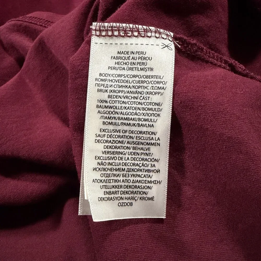Polo Ralph Lauren Medium Red Hoodie Lightweight Jersey Pullover Pony Mens